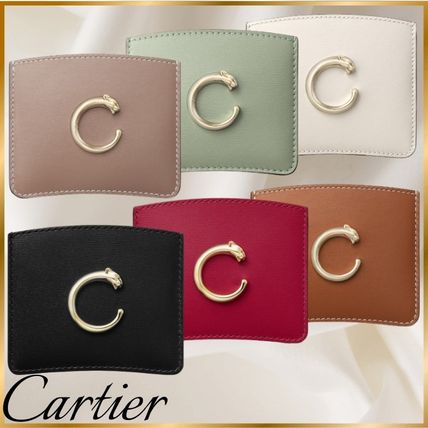 ベージュ系 Cartier(カルティエ) カードケース・名刺入れ(レディース