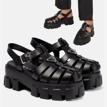 ラバー PRADA(プラダ) サンダル・ミュール(レディース) - ブランド通販