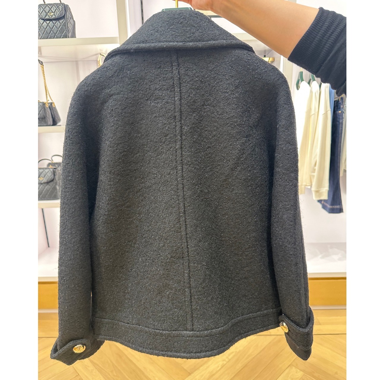 国内即発】kate spade ウール クロップド ピーコート K25774 (kate