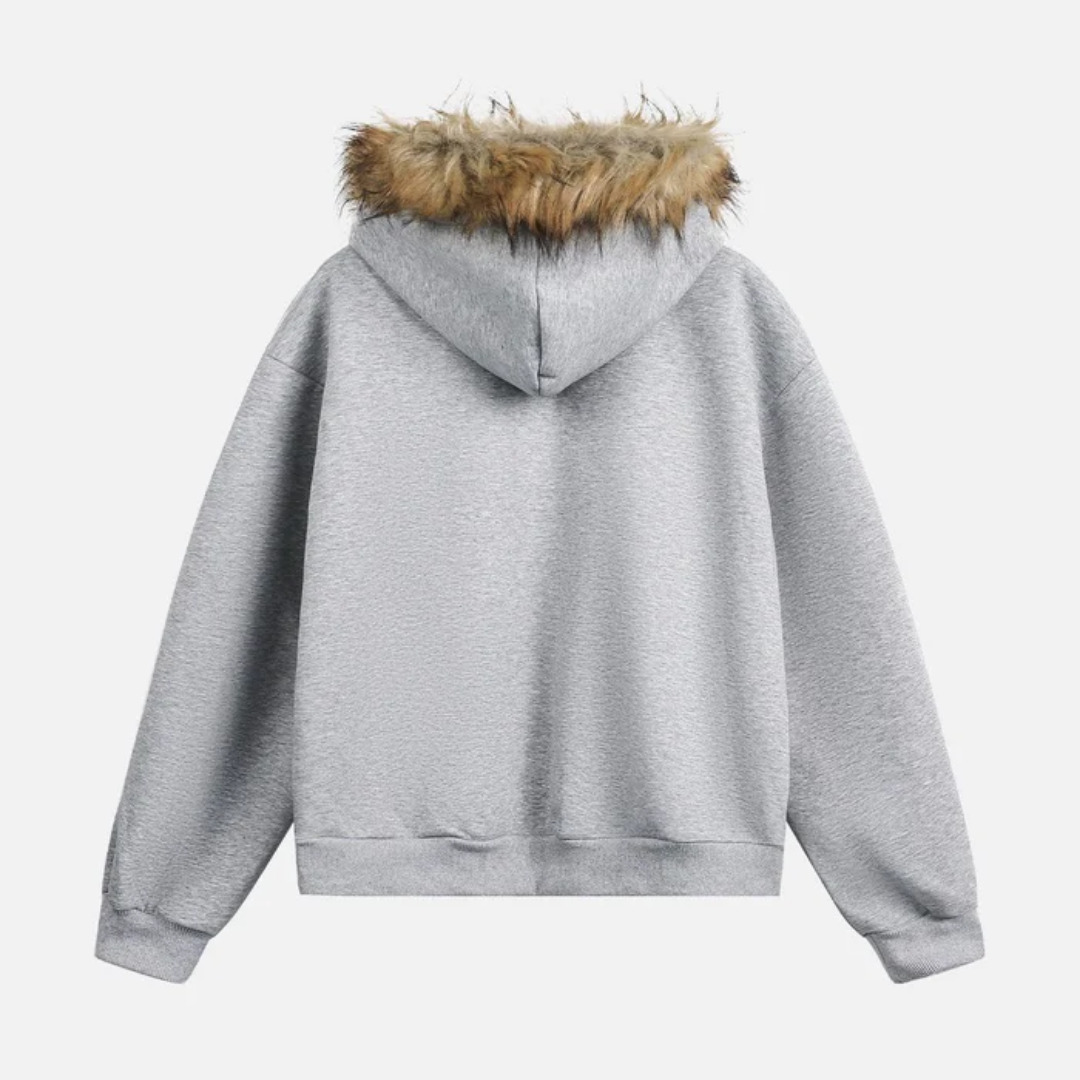 ☆Aelfric Eden☆フェイクファー ジップアップパーカー (Aelfric Eden