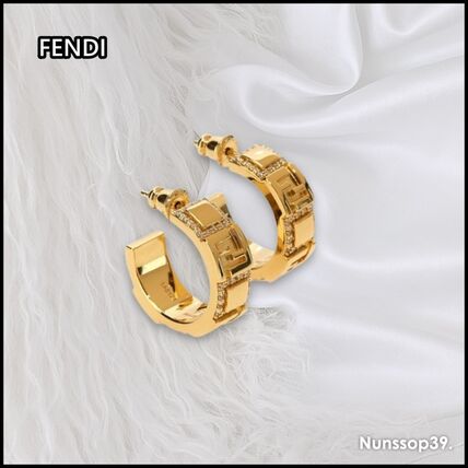 ゴールド（金色）系 FENDI(フェンディ) ピアス(メンズ) - ブランド通販