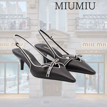 MiuMiu(ミュウミュウ) パンプス(レディース) - ブランド通販のBUYMA