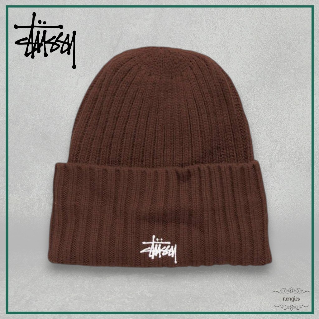 ☆STUSSY☆Graffiti Rib Knit Beanie 刺繍ロゴ ニット ビーニー
