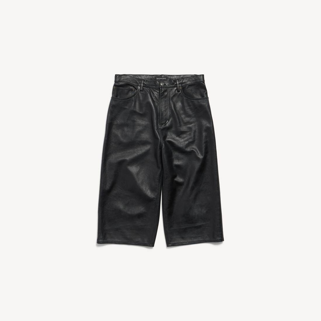 BALENCIAGA】Leather cargo shorts レザーカーゴショーツ (BALENCIAGA
