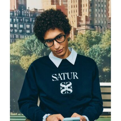 Ws Classic Logo Sweatshirt SATUR(セター) - ブランド通販のBUYMA