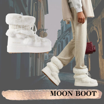 フェイクファー MOON BOOT(ムーンブーツ) ブーツ(レディース