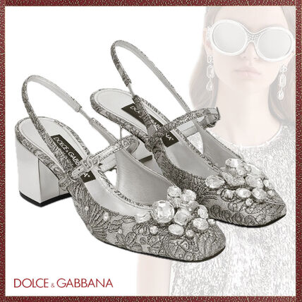 シルバー（銀色）系 26.5cm Dolce & Gabbana(ドルチェ&ガッバーナ) 靴