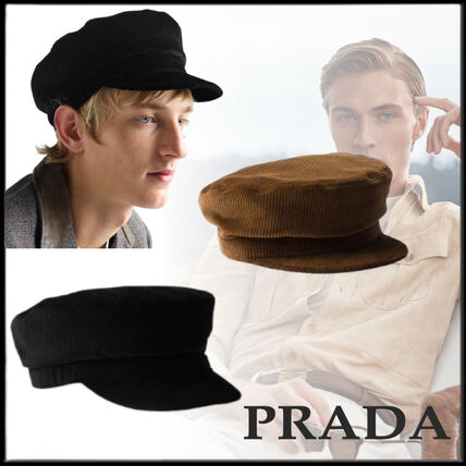 PRADA(プラダ) ハンチング・キャスケット(メンズ) - ブランド通販のBUYMA