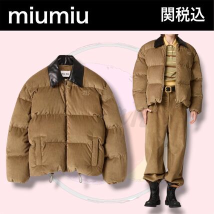 ブラウン（茶色）系 MiuMiu(ミュウミュウ) ダウンジャケット・コート