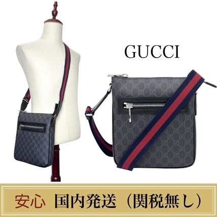 GUCCI GG Supreme(グッチ GG スプリーム) ショルダーバッグ(メンズ