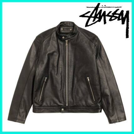 XL以上 STUSSY(ステューシー) レザージャケット(メンズ) - ブランド
