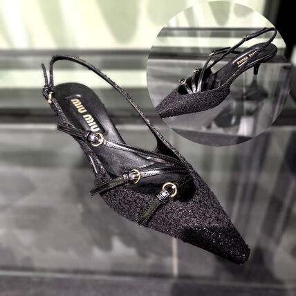 グリッター MiuMiu(ミュウミュウ) 靴・シューズ(レディース