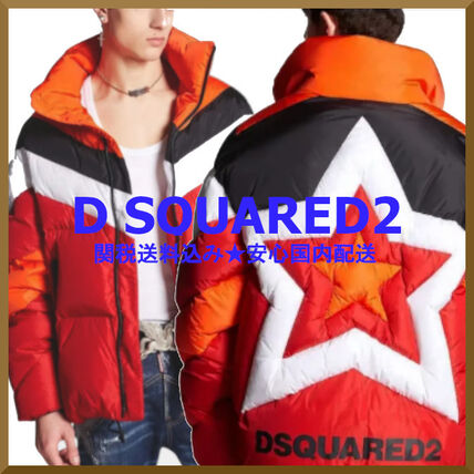 レッド（赤）系 D SQUARED2(ディースクエアード) ダウンジャケット