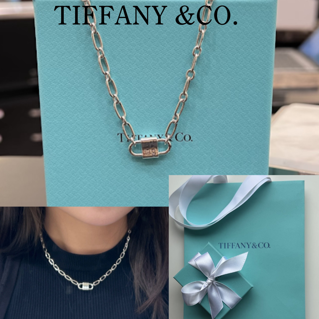 ティファニー 1837 スモール ダブルロック ネックレス 男女兼用