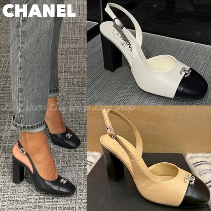 美脚を叶える輝き【CHANEL】スリングバック (CHANEL/パンプス) G46839