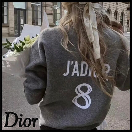 グレー（灰色）系 Dior(ディオール) ニット・セーター(レディース