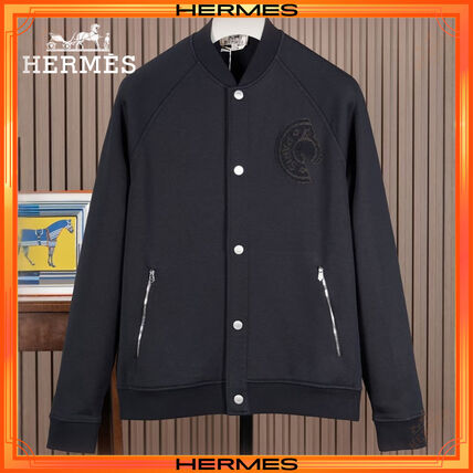 ネイビー（紺）系 HERMES(エルメス) ブルゾン(メンズ) - ブランド通販