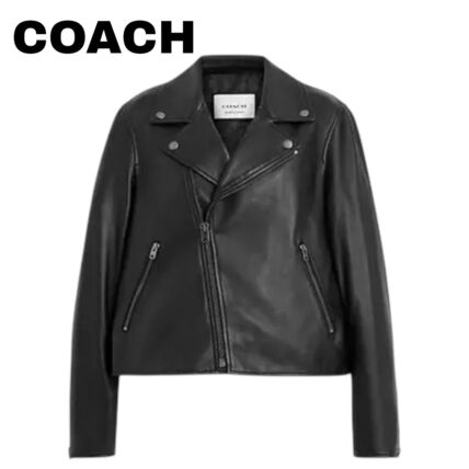 Coach(コーチ) レザージャケット・コート(レディース) - ブランド通販