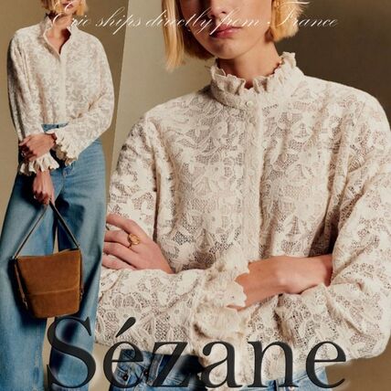 ホワイト（白）系 SEZANE(セザンヌ) ブラウス・シャツ(レディース