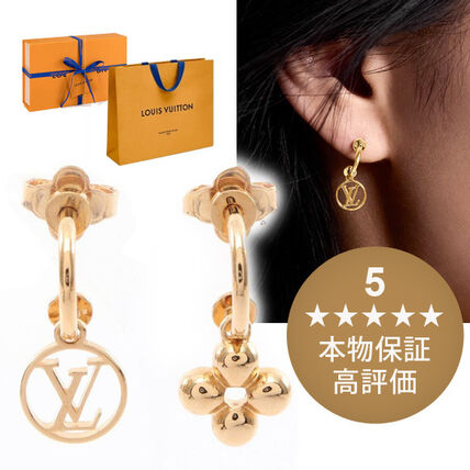 ゴールド（金色）系 Louis Vuitton(ルイヴィトン) ピアス(メンズ