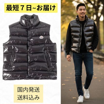 ブラック（黒）系 MONCLER TIB(モンクレール チブ) ダウンベスト