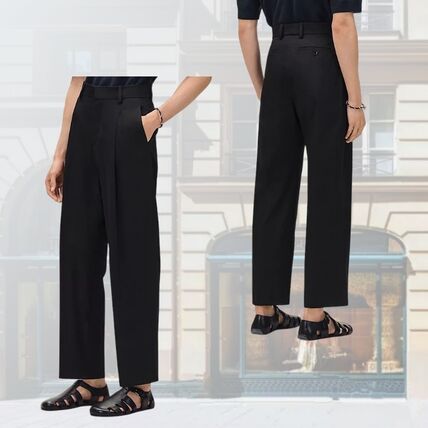 ブラック（黒）系 HERMES(エルメス) パンツ・ボトムスその他(メンズ