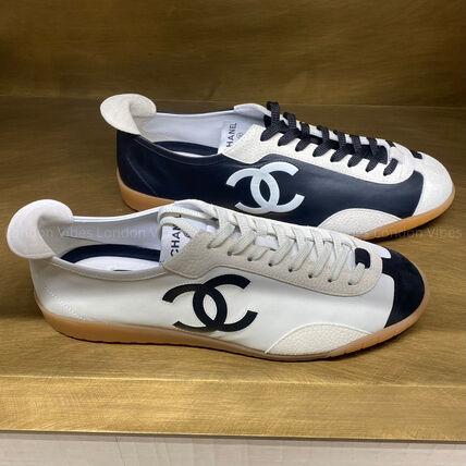 ホワイト（白）系 25.5cm CHANEL(シャネル) スニーカー(メンズ