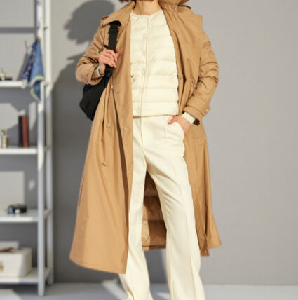 秋 ベージュ系 MONCLER(モンクレール) トレンチコート(レディース