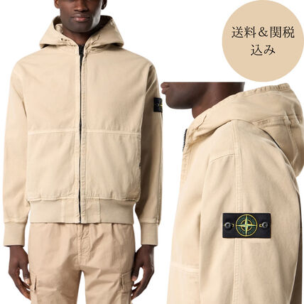 ベージュ系 STONE ISLAND(ストーンアイランド) パーカー・フーディ