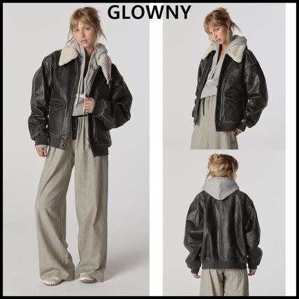 GLOWNY(グロウニー) レザージャケット・コート(レディース) - ブランド