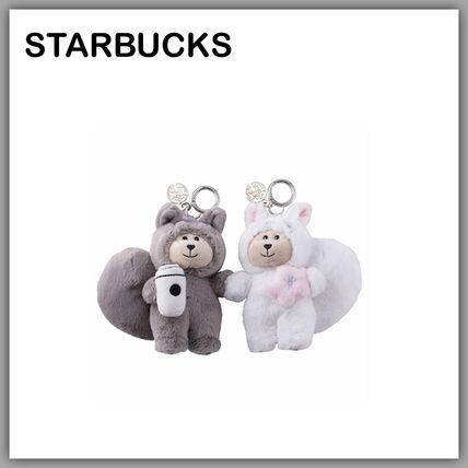 台湾 STARBUCKS 桜 猫 ベアリスタ キーホルダー セット (Starbucks