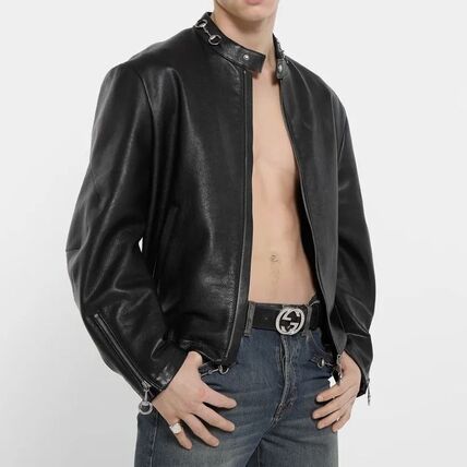 GUCCI(グッチ) レザージャケット(メンズ) - ブランド通販のBUYMA