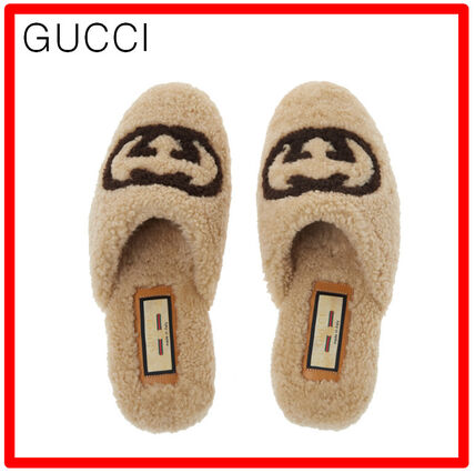 ベージュ系 GUCCI(グッチ) サンダル・ミュール(レディース) - ブランド