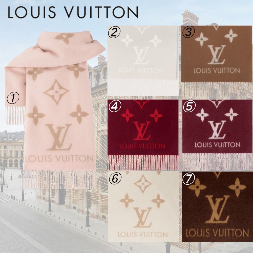 国内直営☆Louis Vuitton エシャルプ・レイキャビックマフラー