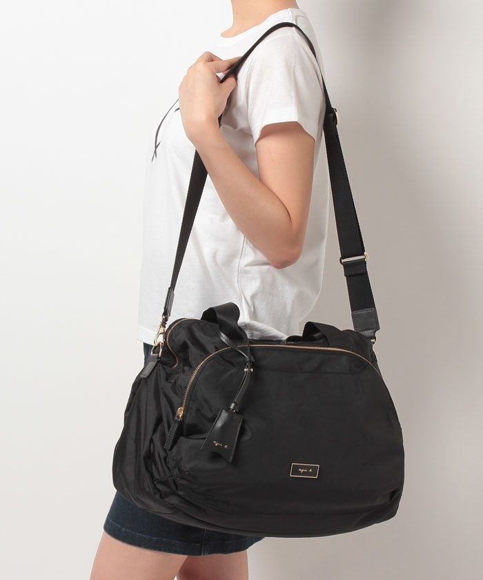 agnes b.】アニエスベー FT03‐02 2Wayボストンバッグ (Agnes b