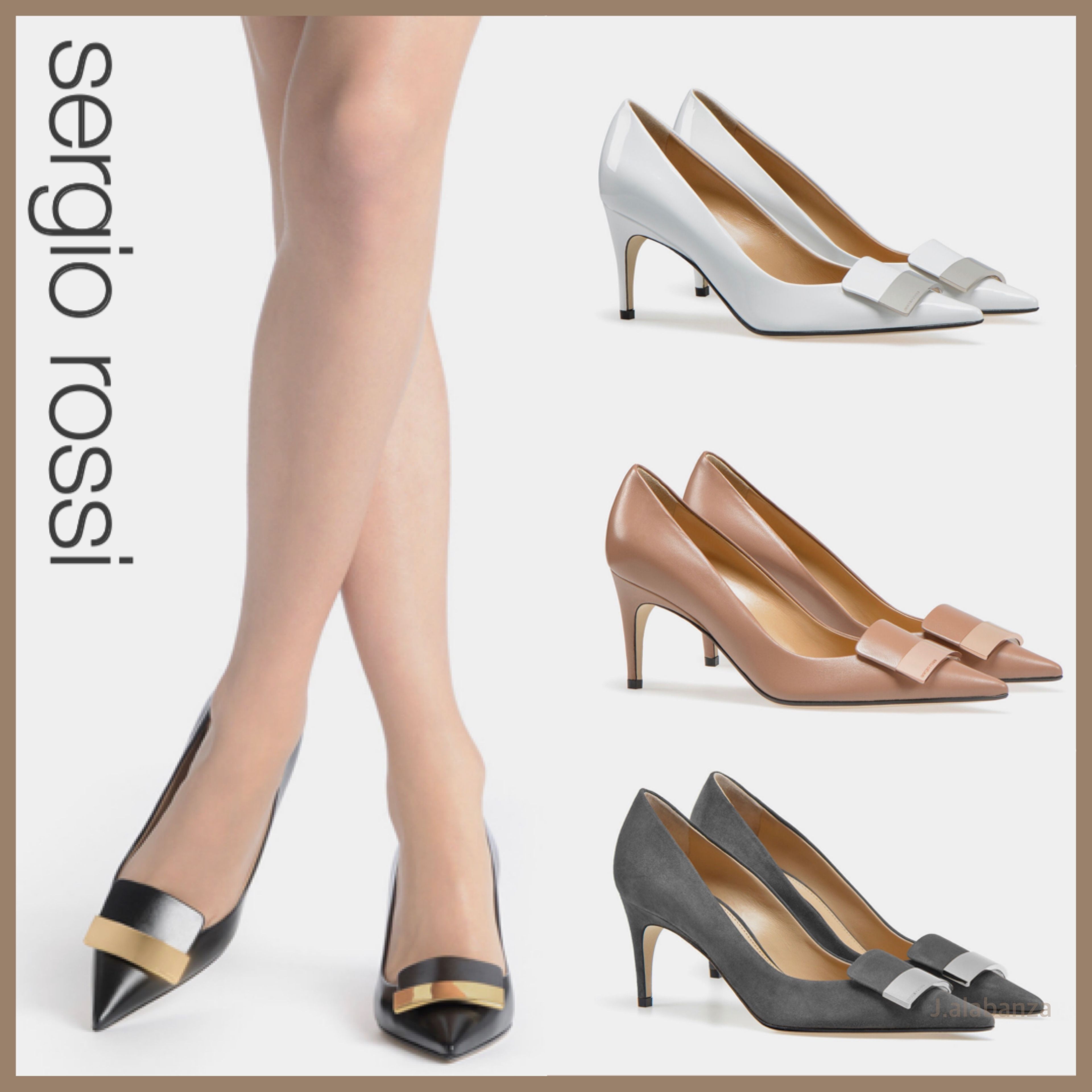 セルジオロッシ☆sr1 パンプス 75 WBDB (Sergio Rossi/パンプス