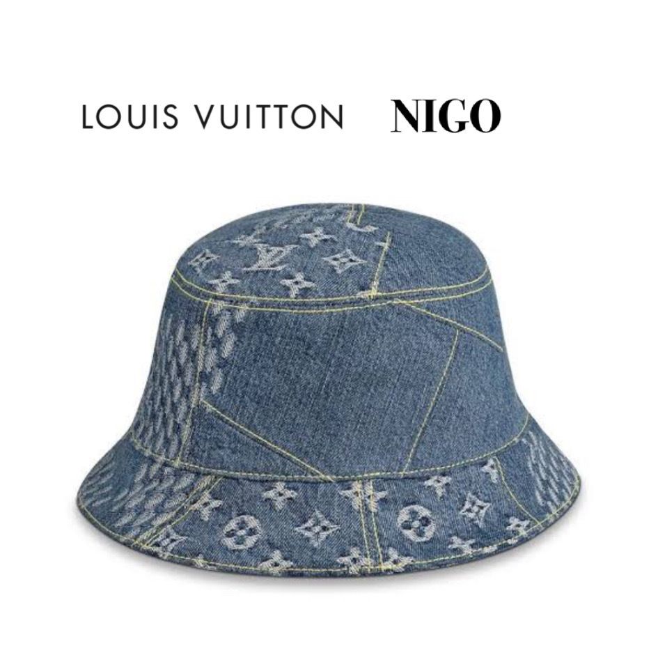 Louis Vuitton×NIGO デニム モノグラム バケットハット (Louis Vuitton