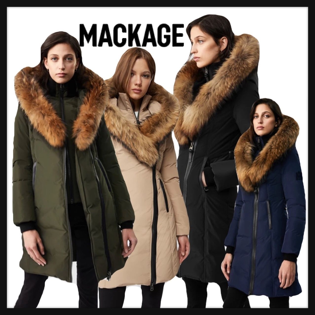 Mackage】KAY◇ファー付き◇フィットダウンコート (Mackage/ダウン