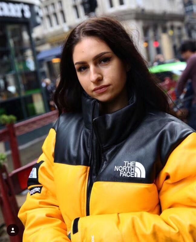 Supreme The North Face Leather Nuptse Jacket シュプリーム (Supreme