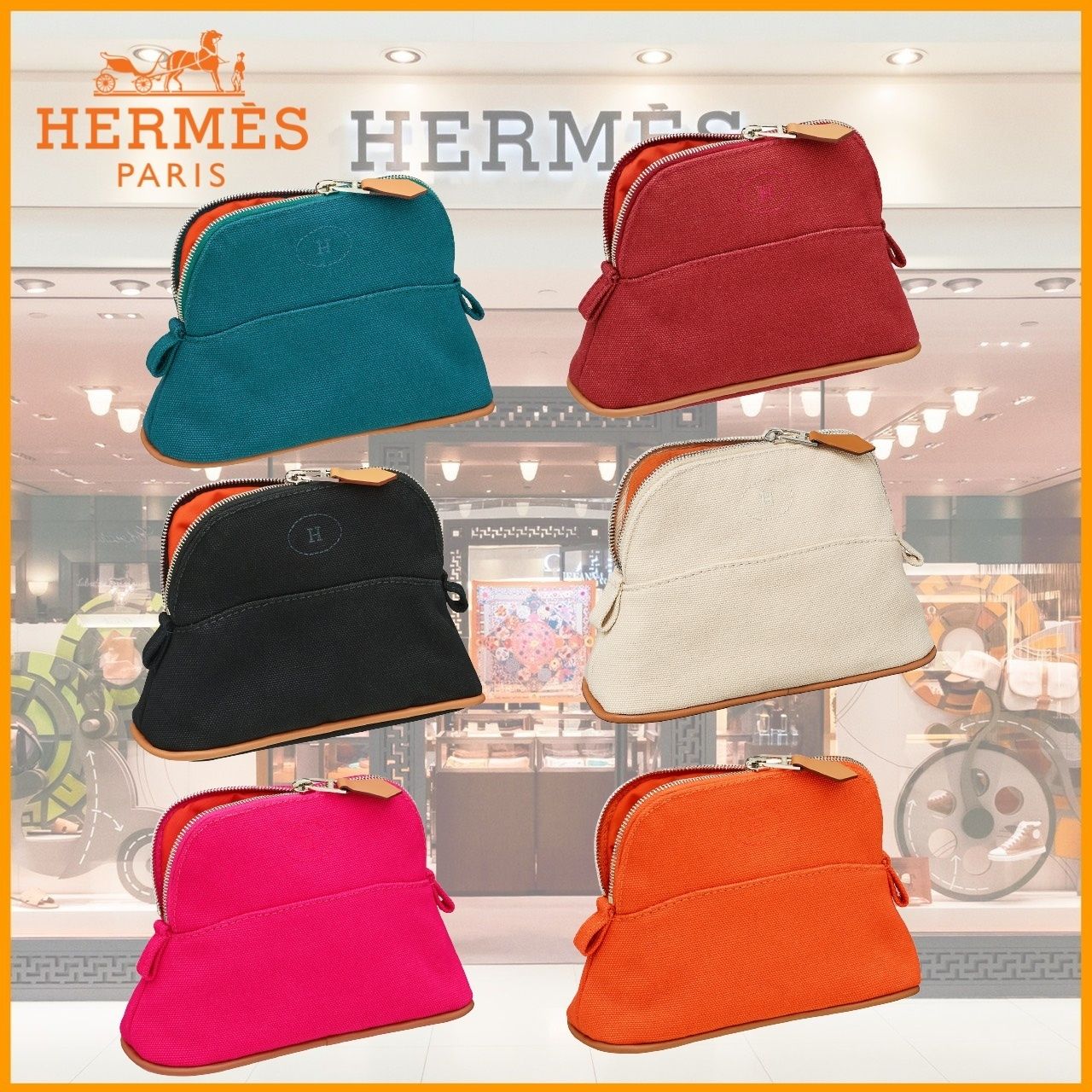豊富な色【HERMES】 ボリード ポーチ ミニバッグ (HERMES/ポーチ