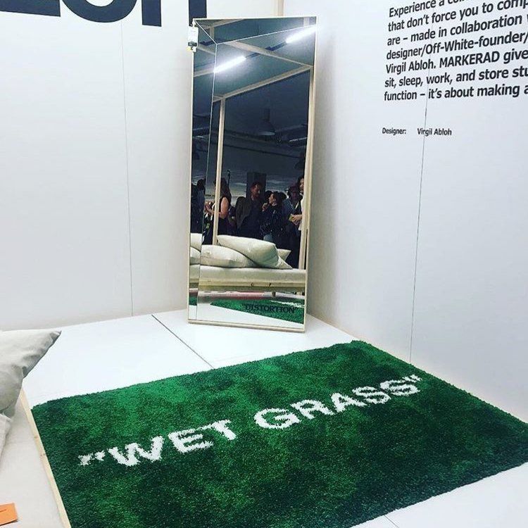 Virgil Abloh IKEA MARKERAD Mirror ヴァージル イケア 鏡 姿見 (IKEA