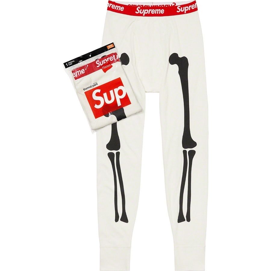 Supreme Hanes Bones Thermal Pant (1 Pack) - サーマル パンツ