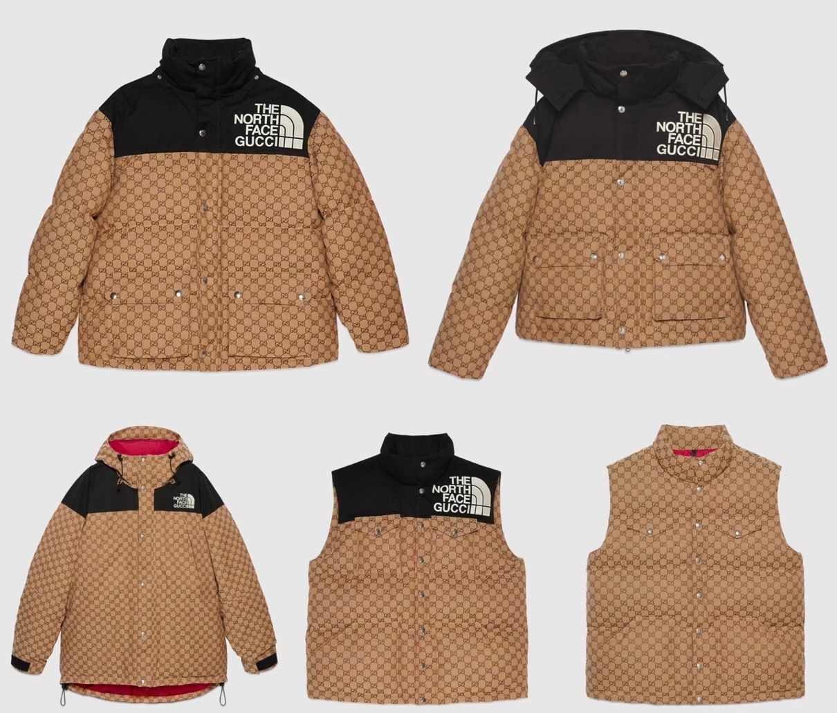 Gucci The North Face Padded Jacket GG グッチ パデッド (GUCCI