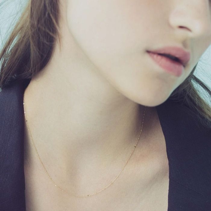 国内直営店】☆ete☆K10YG ペタルチェーン ネックレス (ネックレス