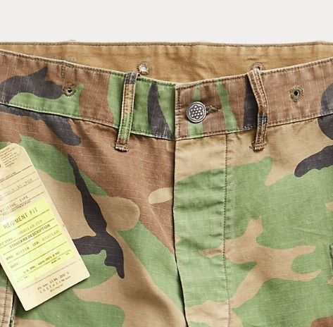 希少☆ RRL(ダブルアールエル) カモ柄 カーゴショーツ (RRL/ハーフ