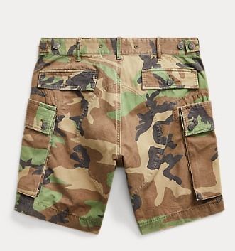 希少☆ RRL(ダブルアールエル) カモ柄 カーゴショーツ (RRL/ハーフ