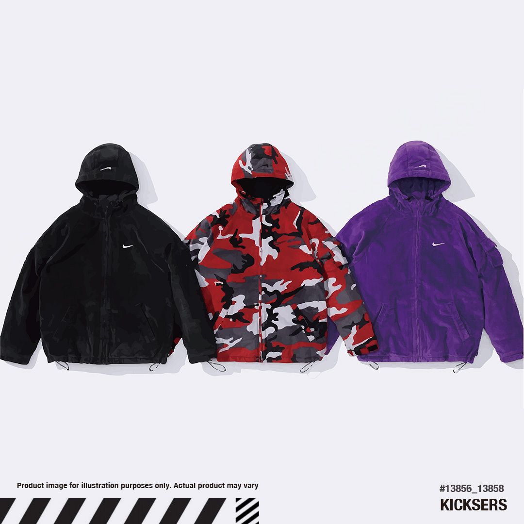 Supreme x Nike Arc Corduroy Hooded Jacketナイキ コーデュロイ
