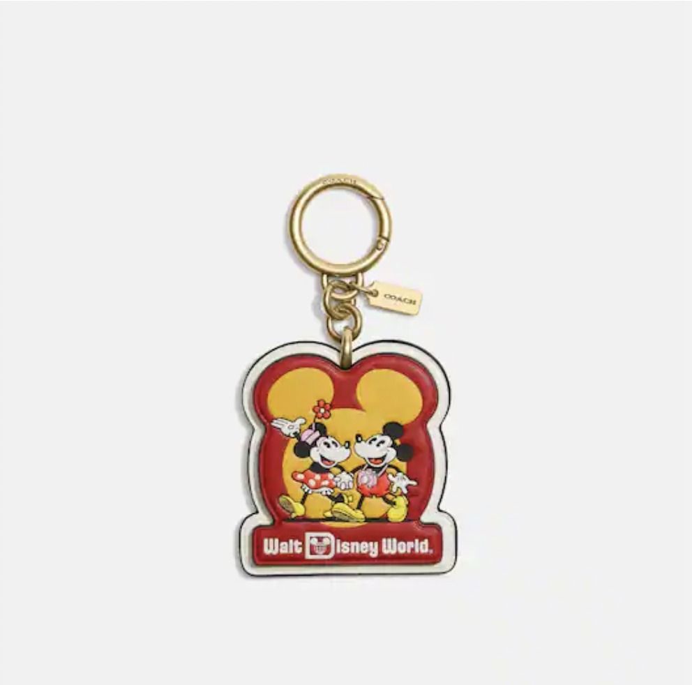 COACH x Disney】ミッキー & ミニー バッグチャーム / 送関込 (Coach