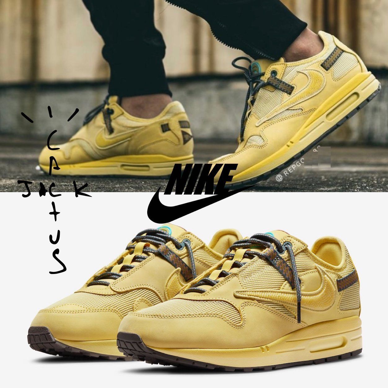 TRAVIS SCOTT × NIKE AIR MAX 1 - トラヴィス エアマックス 1 (Nike