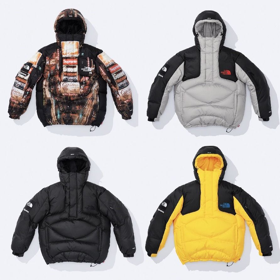 Supreme The North Face 800-Fill Half Zip Hooded Pullover (Supreme